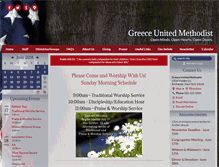Tablet Screenshot of greeceumc.org